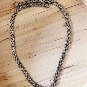 Sterling Silver Vintage Necklace 18.in